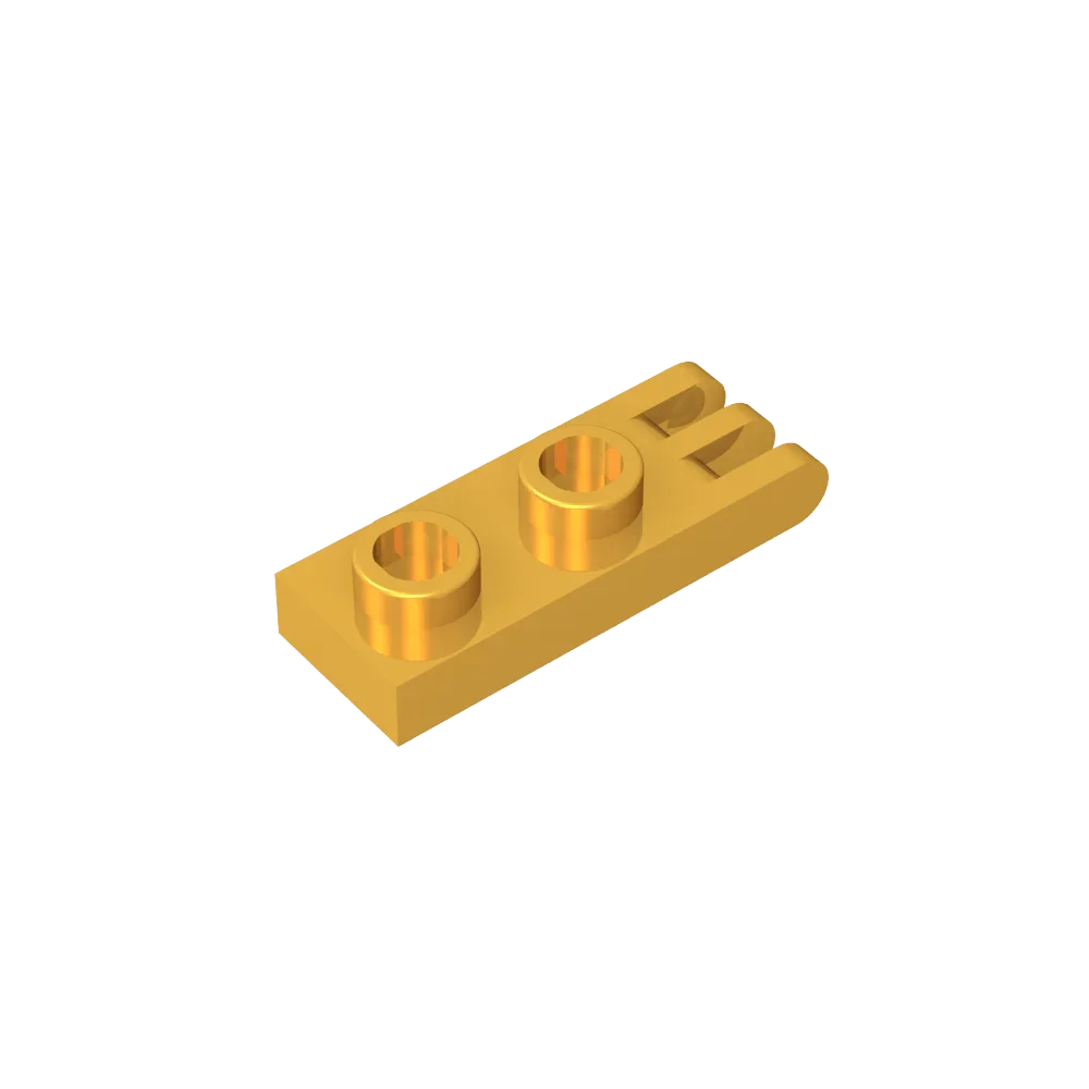 Gobricks GDS-M173 Hinge Plate 1 x 2 with 3 Fingers and Hollow Studs compatible with lego 4275 Assembles Building Blocks