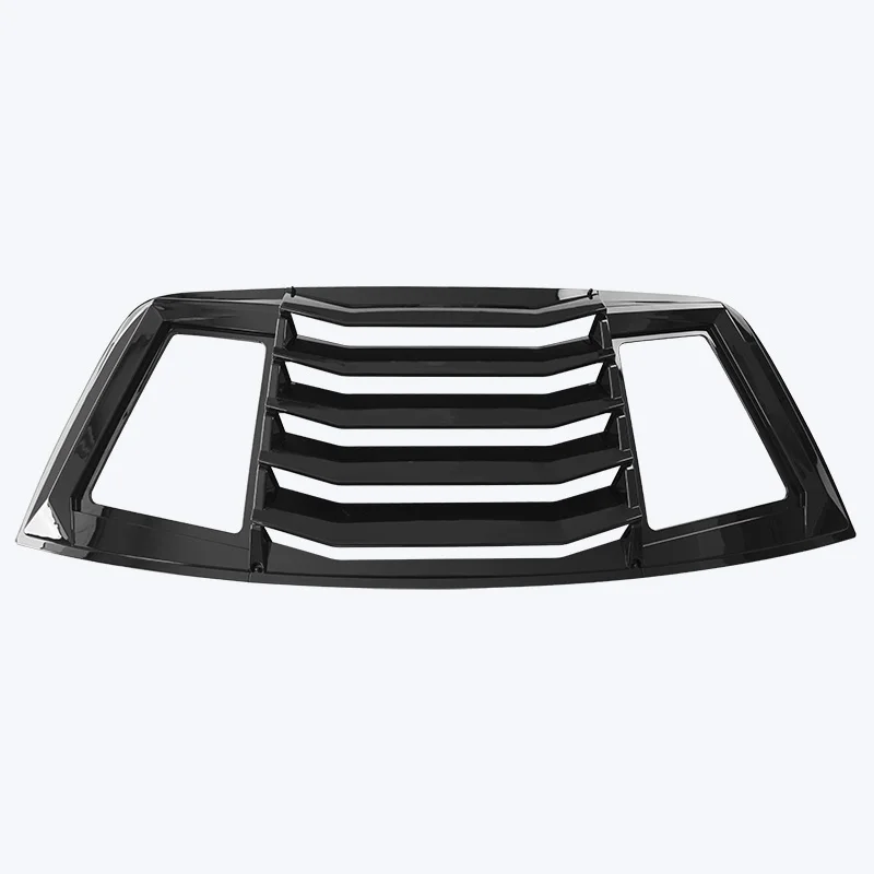 

New Arrival Car Accessories Bright Black Side Window Louvers For Dodge Challenger 2015+