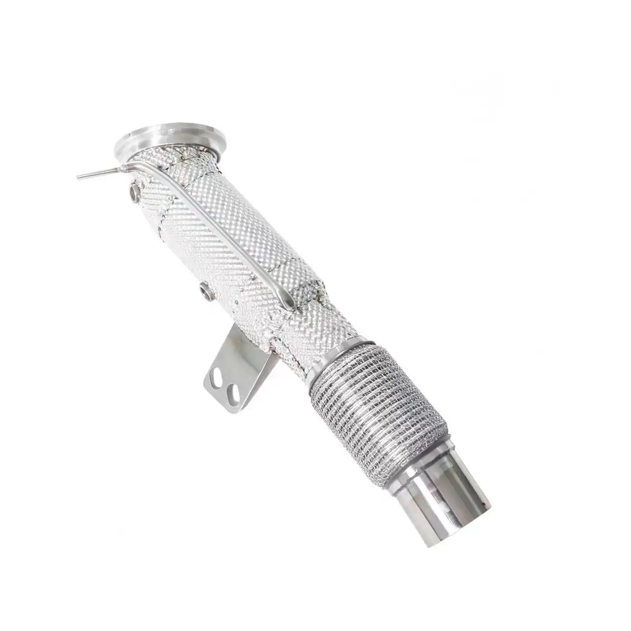 Exhaust Pipe Compatible with 2019 BMW 540i 3.0T G31 B58 Straight-Through  Header Exhaust Pipe Muffler with Insulation Layer