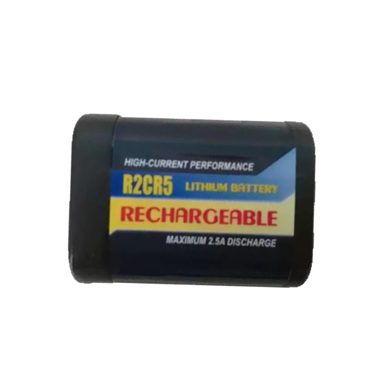 Para Canon R2CR5 2CR5 EOS 1, EOS 3 batería de litio recargable 6V juego de baterías de cámara nueva batería recargable