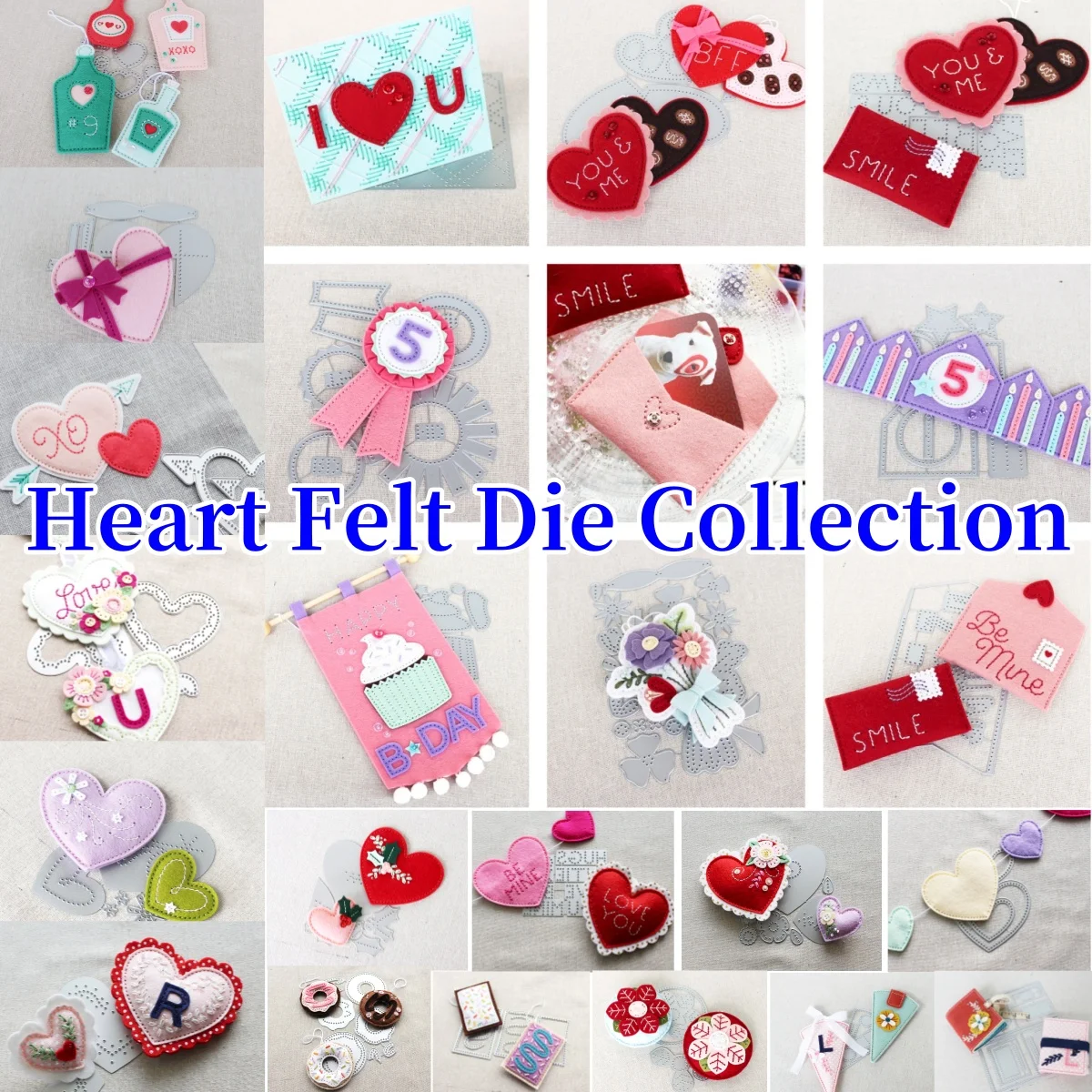 

Ribboned Heart Bread Pie Metal Felt Cutting Dies for DIY Scrapbook Paper Card Album 2025 Spring Valentine's Day New