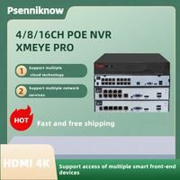 4k Ultra HD POE Kit NVR Video Recorder Onvif H.265 Face Detection IP Camera CCTV System  Network Security Surveillance Camera