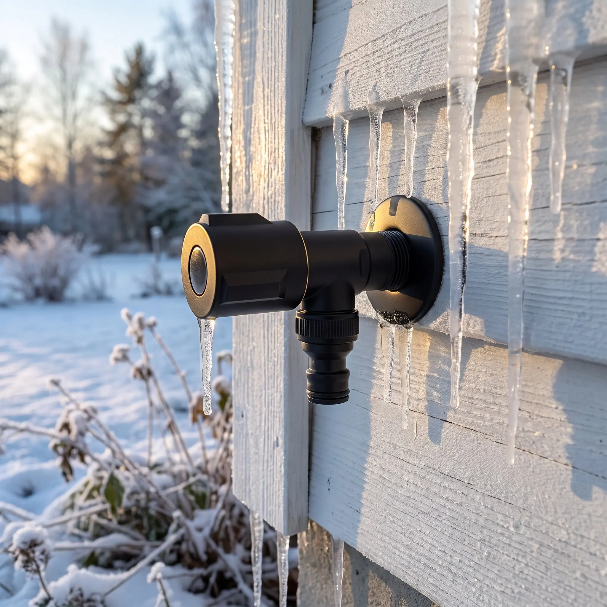 1/2 Inch Frost Proof Outdoor Faucet Solid Brass Hose Bibb Antifreeze Angle Valve Garden Farm Water Tap Black