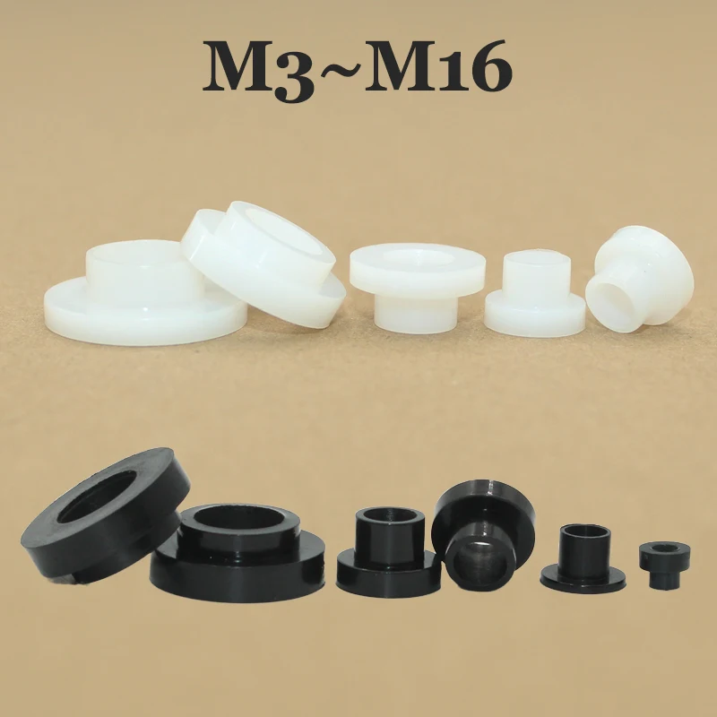 

M3 M4 M5 M6 M8 M10 M12 M14 M16 Bushing Nylon Transistor Insulation Gasket Pads Silicone Heatsink Shim Washer for Laptop CPU GPU