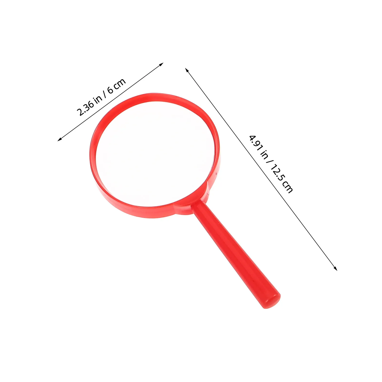 12pcs Kids Magnifying Glasses 3X Plastic Lens for Nature Observation, Backyard Exploration & Science Class