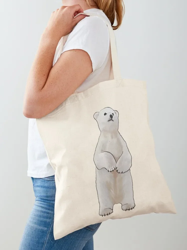 Baby Polar Bear Tote Bag sac pour femme Canvas bag for women custom tote bag Candy bags