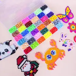 Fuse Beads Kit 5MM 3D Pixel Puzzle Iron Beads Handmade Crafts Decor DIY Make Puzzle High Quality Melting Beads Children's Toys