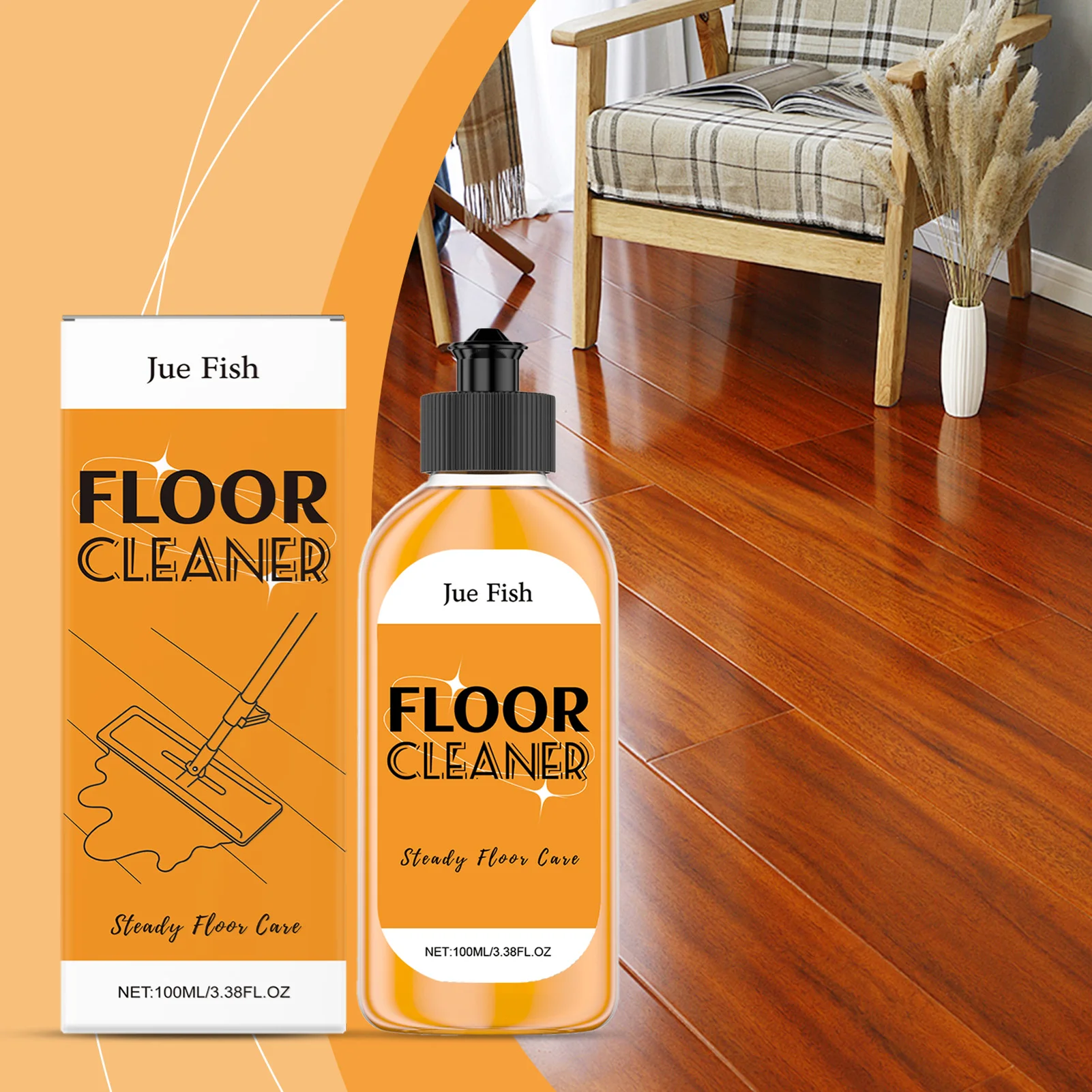 

Экологически чистый очиститель пола, безопасный для младенцев, без разводов, блеск, без остатков кухонных полов