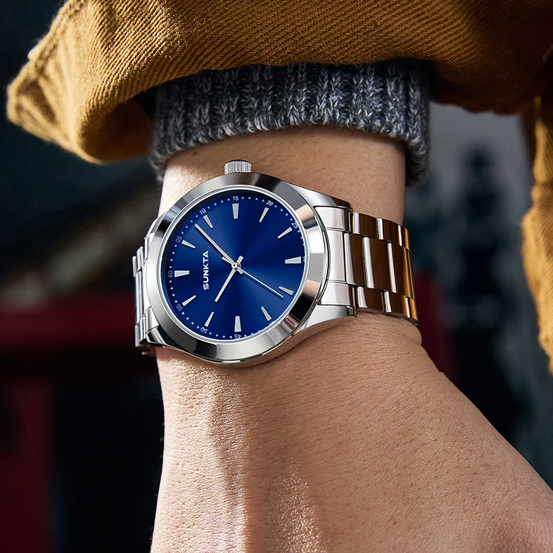 

Наручные часы SUNKTA 2026: Топовые люксовые женские кварцевые часы LIGE, водонепроницаемые до 30 м, со стальным ремешком, повседневные, для женщин, подарок, Reloj