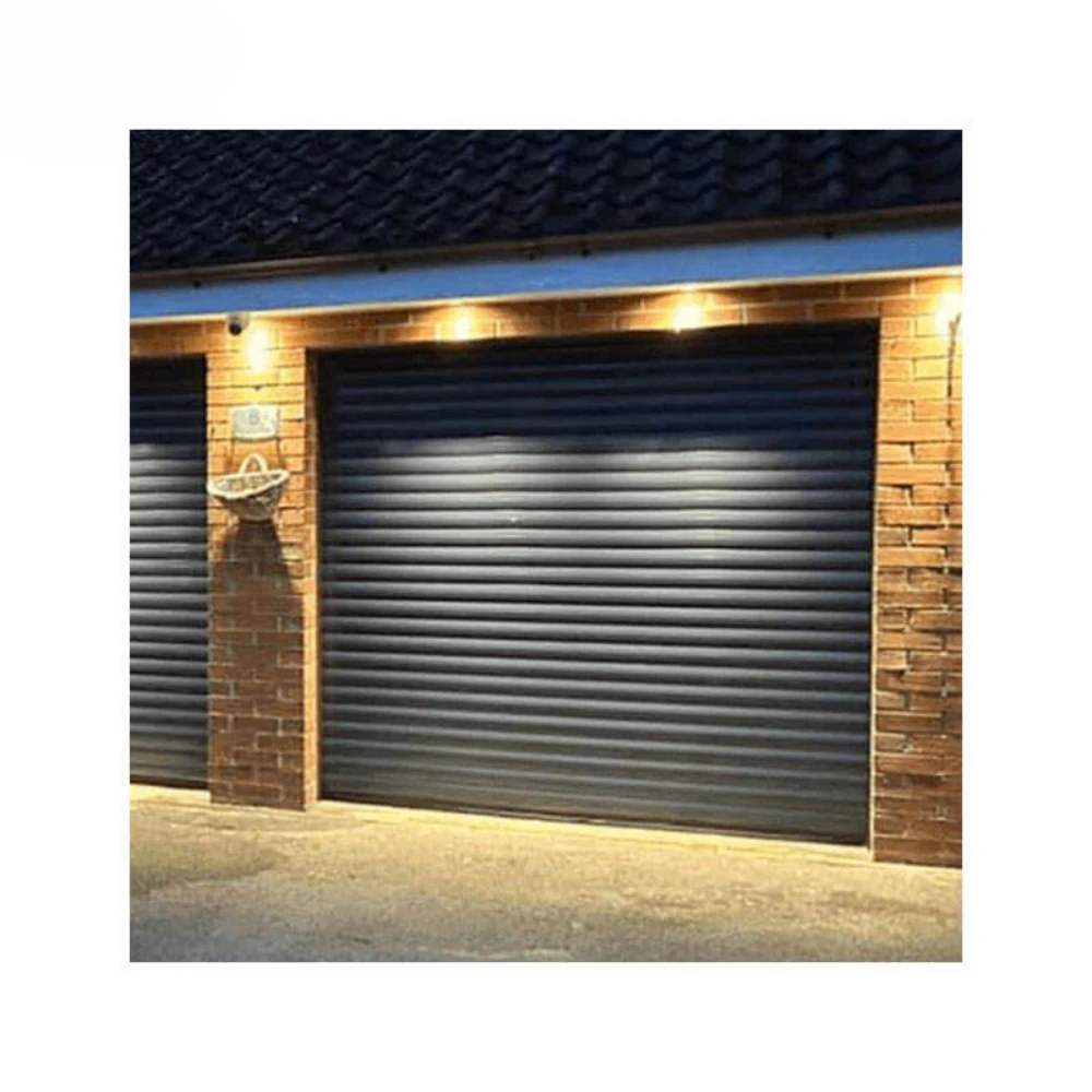 Fashionable And Simple Automatic  Roll Up Window Shutters Security Garage Door Rolling Shutter Industrial Electric Aluminum