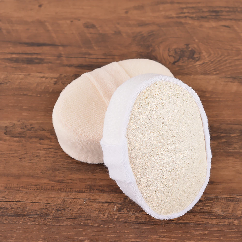 100% Natural Loofah Sponge Unisex Bath Towel Wipe Thick Sponge Bath Shower Rub Wash Body Scrubber Durable Healthy Massage Brush