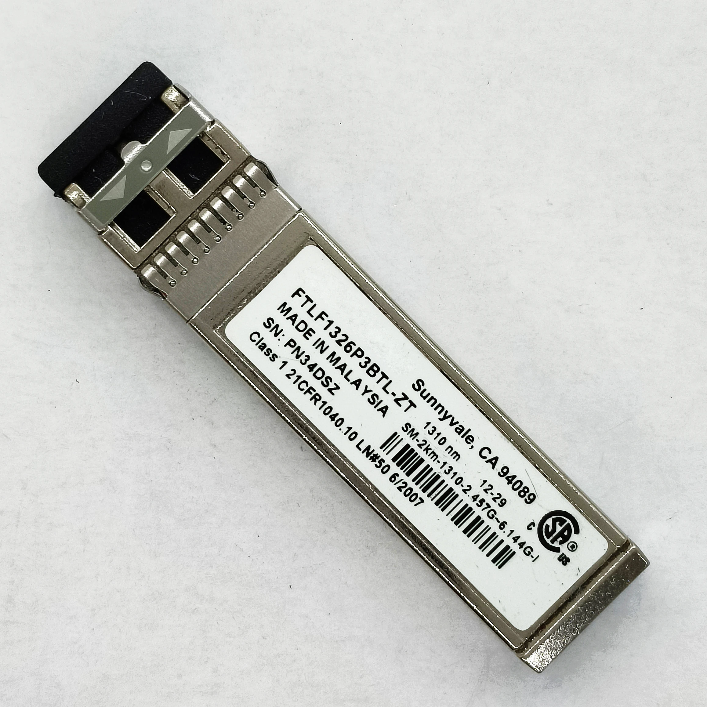 

Genuine For Finisar 6G 2km FTLF1326P3BTL-ZT LR LX LH 1310nm SFP+ SM Duplex LC Transceiver Optical Module