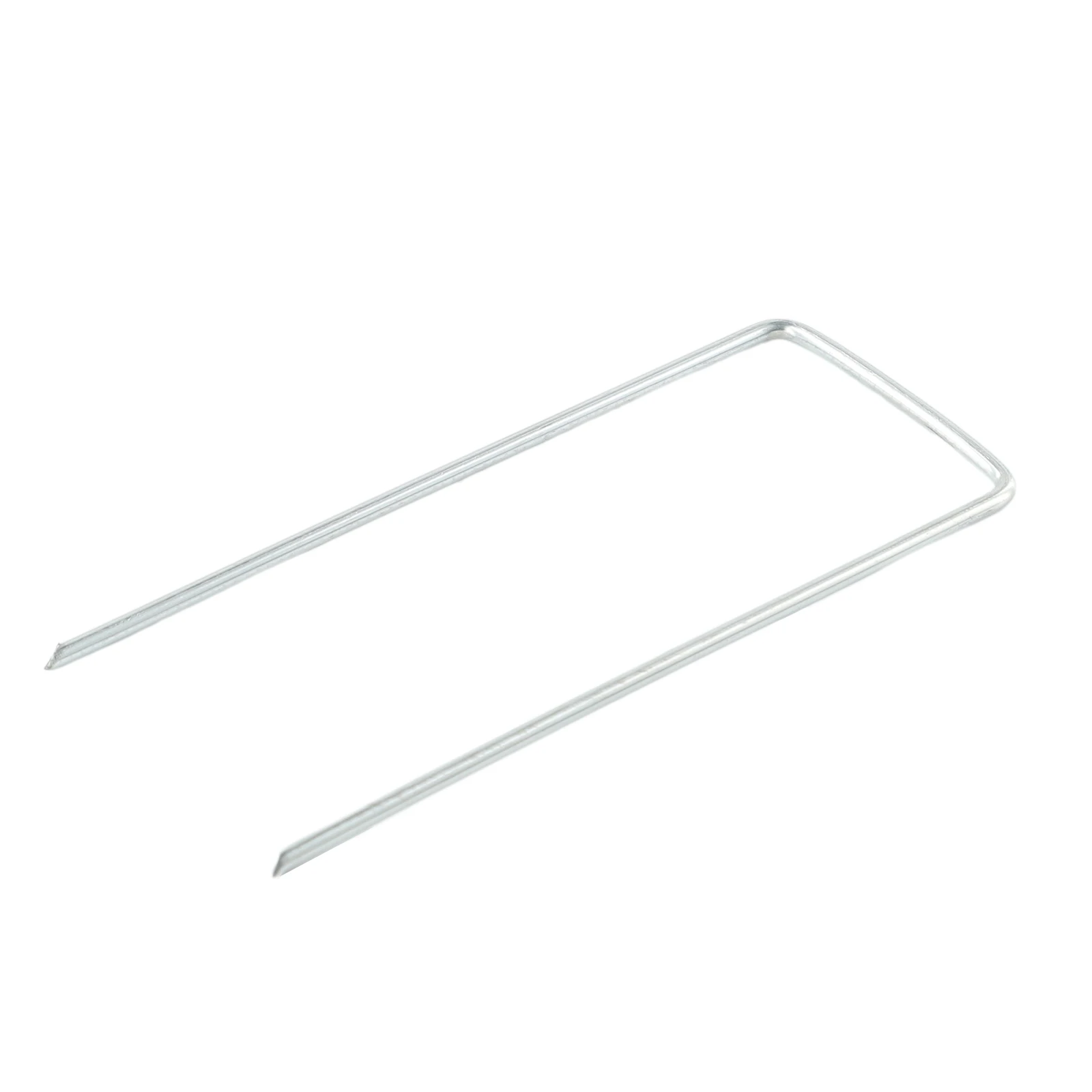 Set Anchor Pins Galvanized Steel Nail Parts Pins Tent Pegs 10cm For Garden Greening 2.5mm 50pcs/set Fake Grass