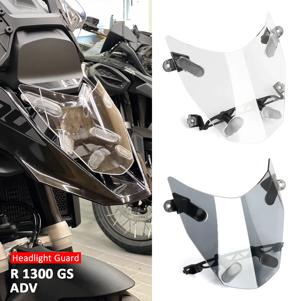 

New Headlight Guard Acrylic Headlight Protective Cover For BMW R1300GS r1300gs R1300 GS Adventure 2023 2024 2025 Motorcycle Part
