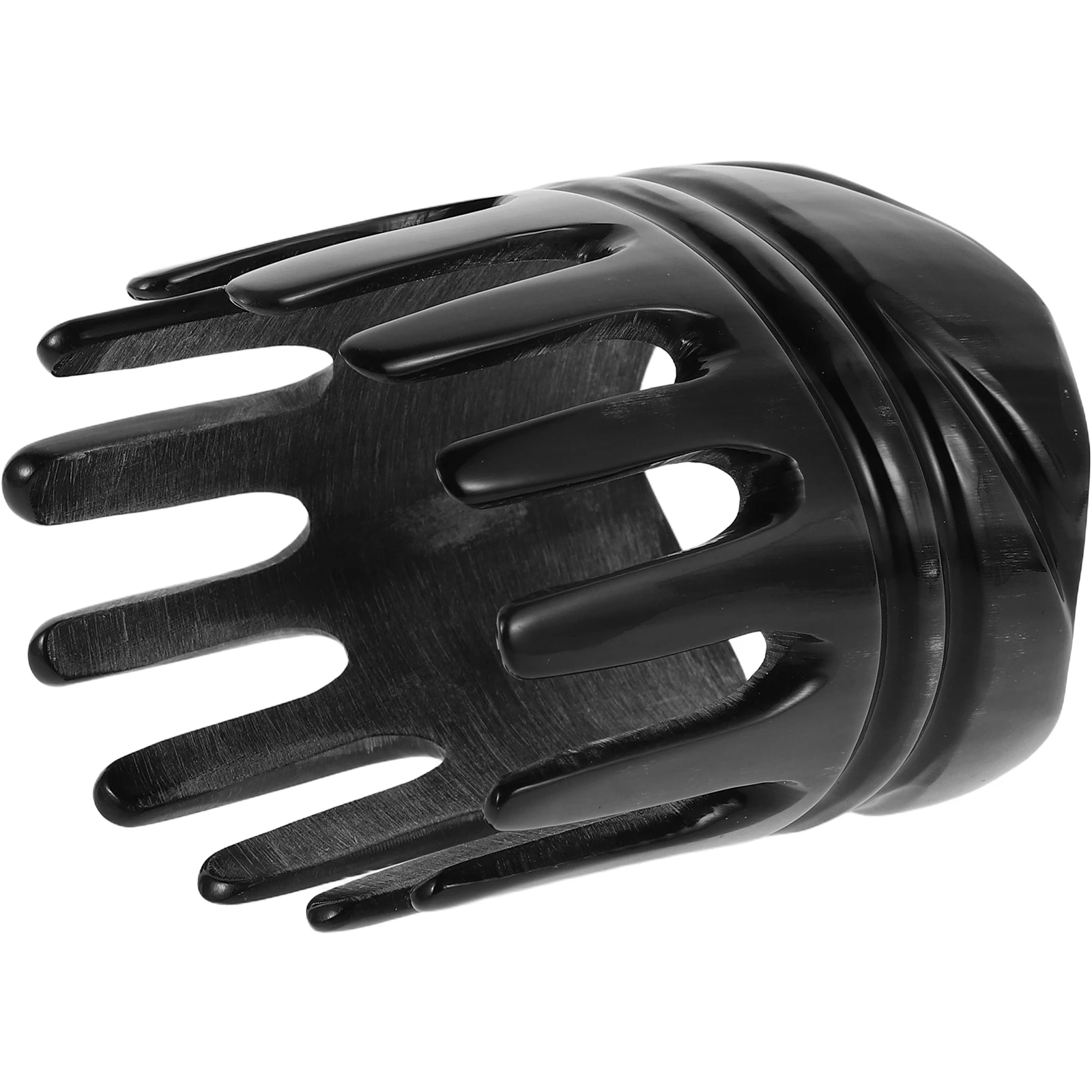 

Ox Horn Comb Wide Tooth Hairdressing Detangling Scalp Massage Tool Cleaning Comb For Thick Curly Hair Shampoo Brush Portable