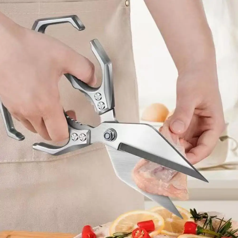 Cesoie da cucina alte Forbici da cucina resistenti in acciaio inossidabile con impugnatura ergonomica Cesoie da cucina multifunzionali per la casa