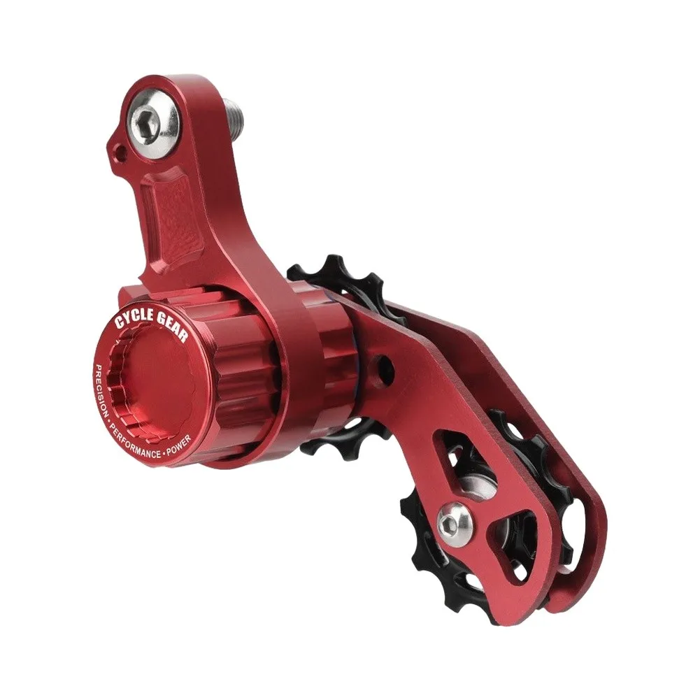 CNC Aluminum Chain Tensioner 20mm for Single Speed MTB with Sealed Spring Design and Multi Position Installation