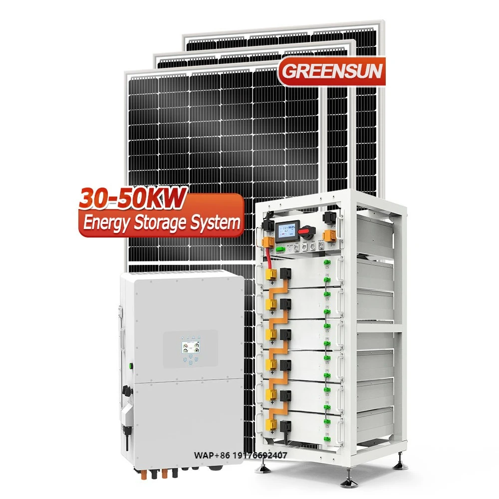 Complete deye 50kw Hybrid Solar System deye 3 Phase 380v on off Grid 50kw Deye Solar Energy System