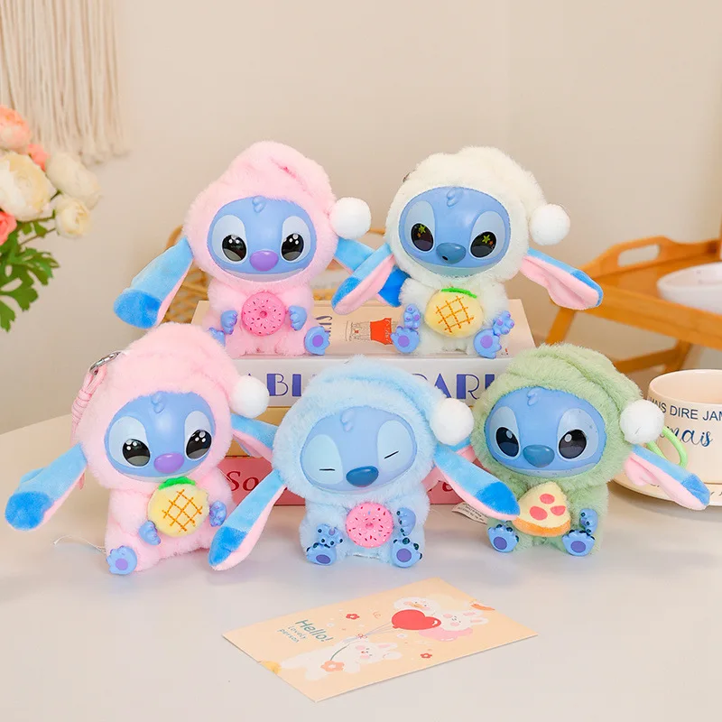 Cute Stitch Plush Doll Series PVC Blind Box Pendant Doll Mysterious Blind Box Toy Anime Movie Peripheral Plush Doll Decoration