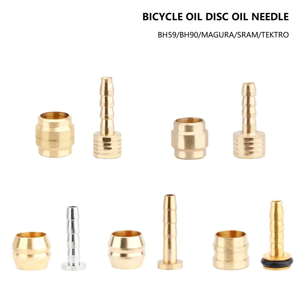 Bicycle oil needle Brake Olive Brass Connecting Insert for Shimano BH59 BH90 Sram MAGURA TEKTRO Bike Hydraulic Disc Brake Hose