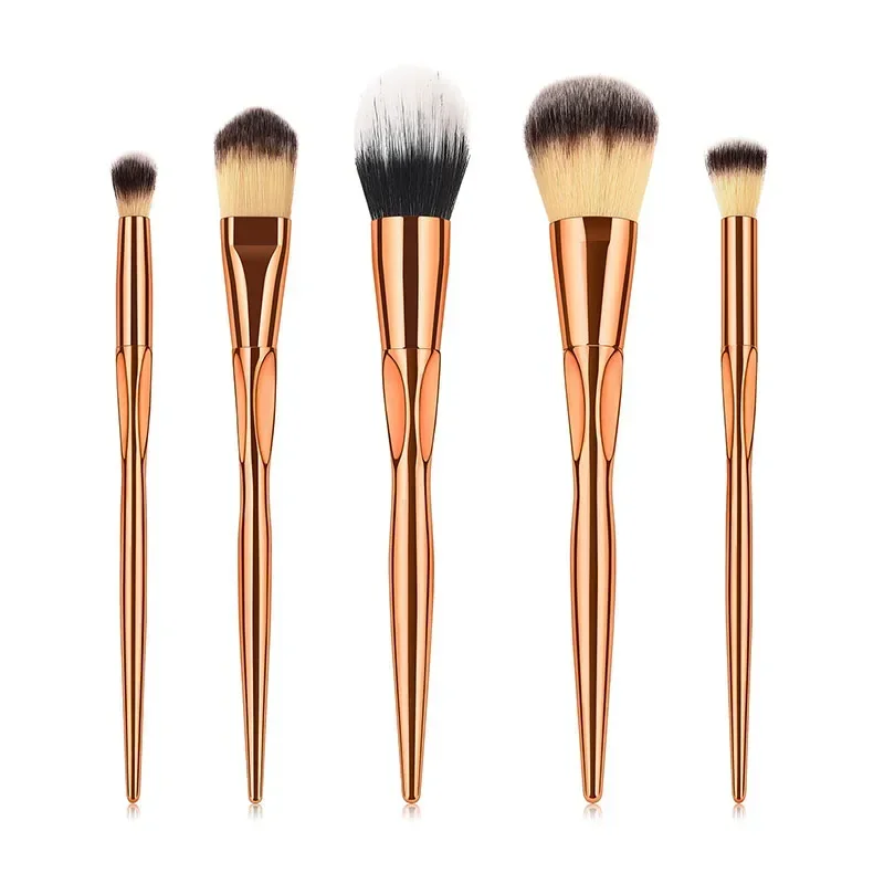 5Pcs Makeup Brushes Set Foundation Contour Powder Blushing Eye Face Blending Make up Brush Kit Cosmetic Tool