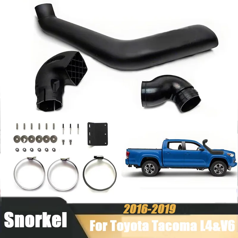 

4x4 Snorkel Kit Cold Air Intake System Water Separator Heavy Duty For Toyota Tacoma 2016-2019 LLDPE Off-Road Upgrade 4.0L V6