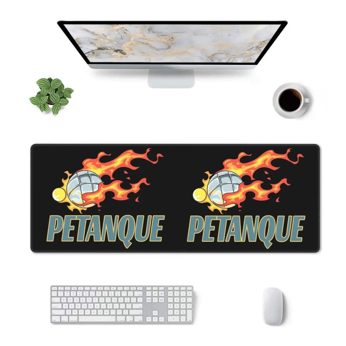 Alfombrilla de ratón grande, regalos de petanca para un jugador, alfombrillas para PC, portátil, alfombra para teclado, accesorios de oficina para juegos de computadora, alfombrilla de escritorio.
