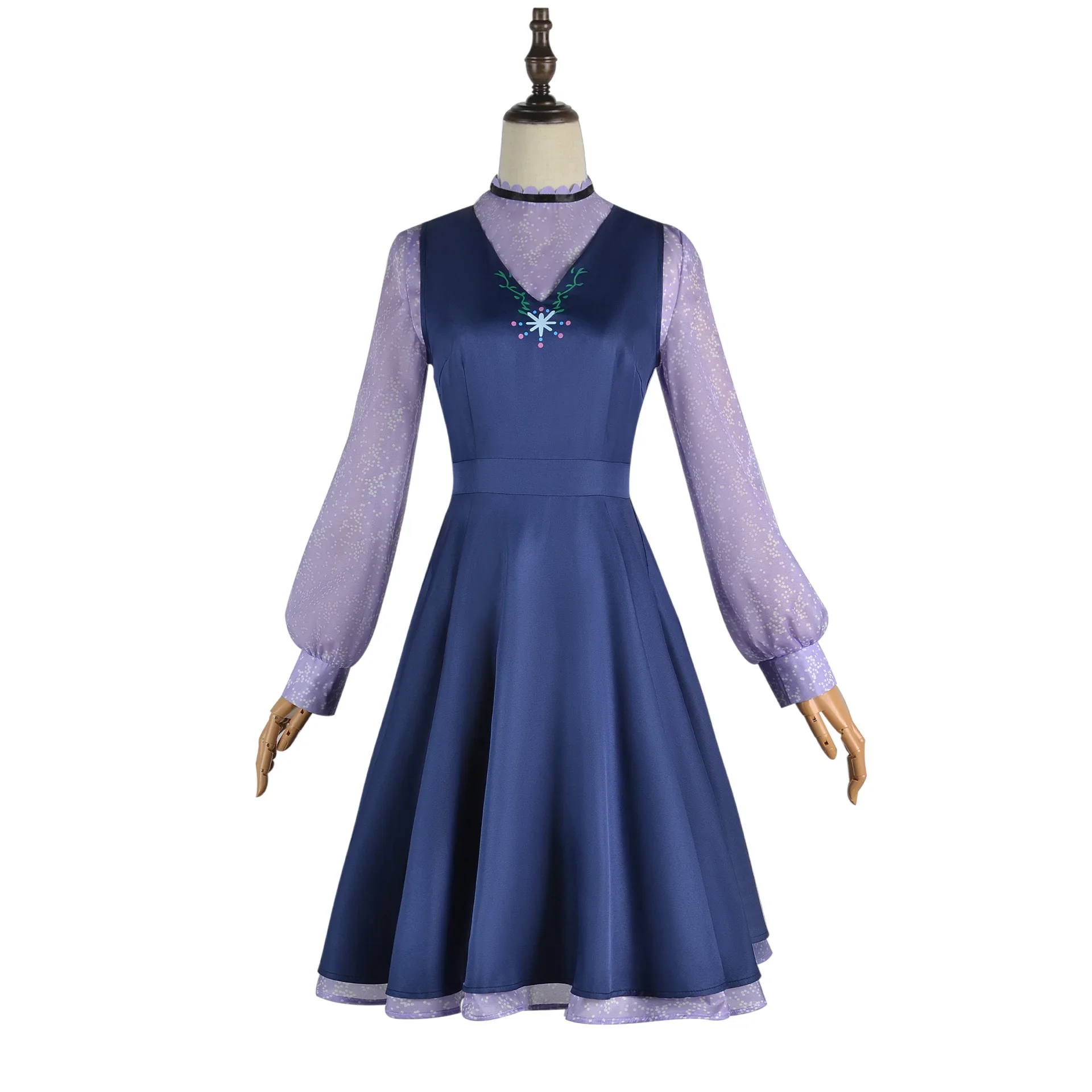 Anime oshi no ko akane kurokawa cosplay kostüm perücke blaues kleid hoshino aku amarin aqua freundin halloween party kinder frauen mädchen