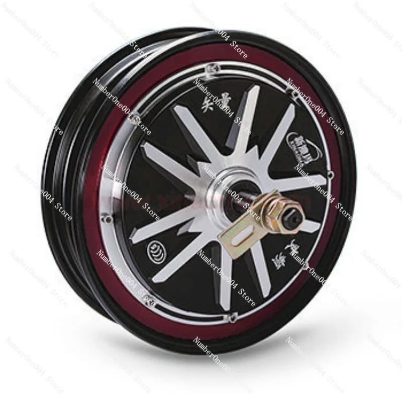 

10-дюймовый электродвигатель для электромобиля, черный, для электромотоцикла, с тормозом, 205