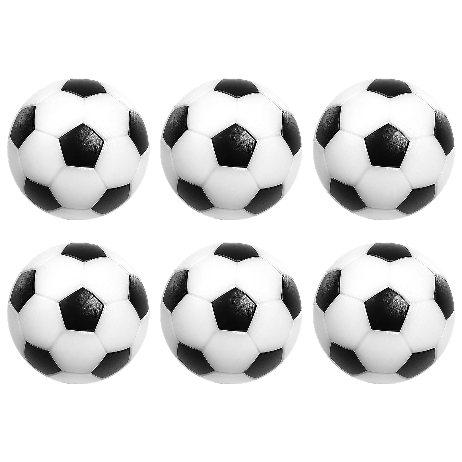 

6Pcs Small Football 32mm High Quality ABS Table Soccer Balls for Recreational Sports Party Supplies Small Soccer Ball