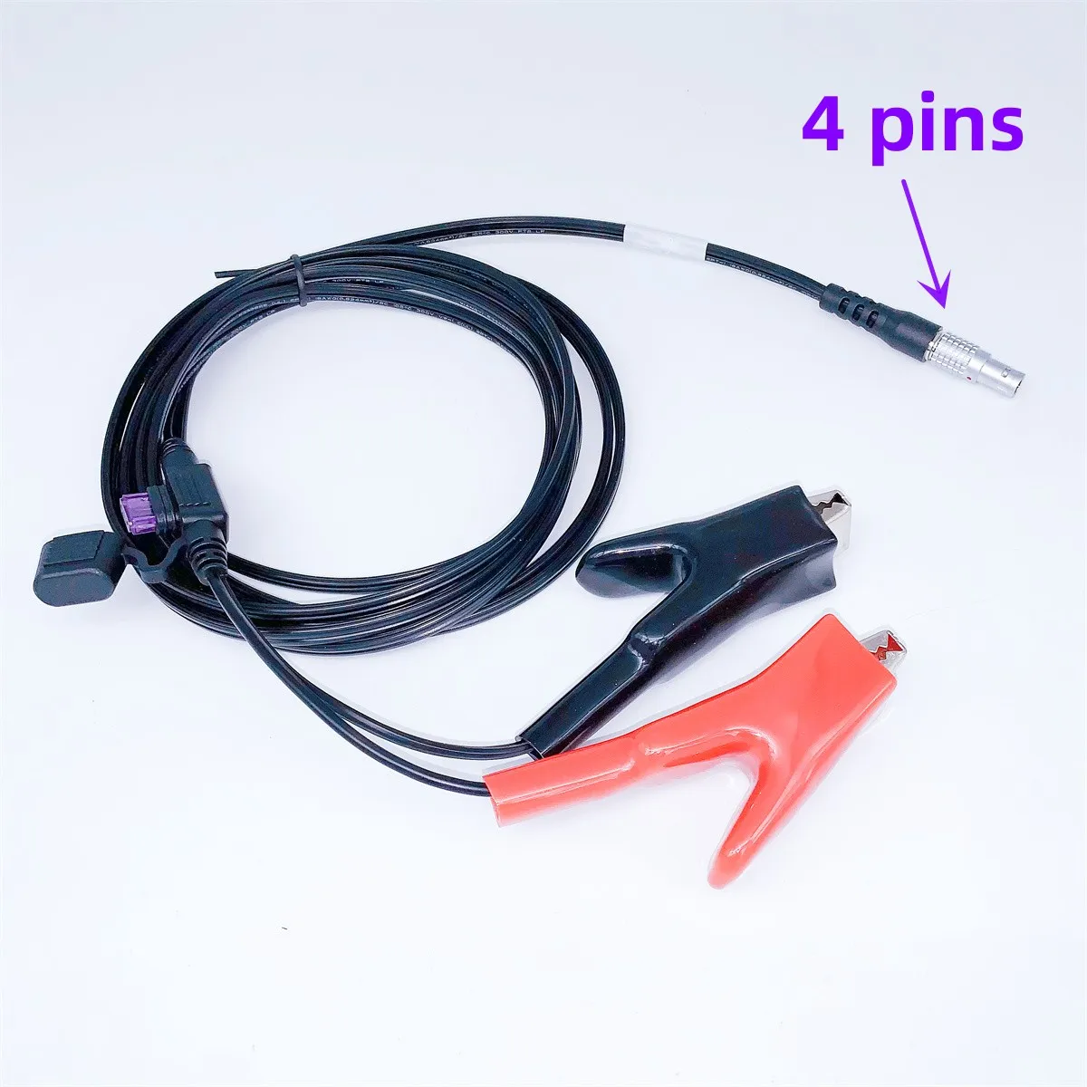 Power cable Applicable to PENTAX SMT888-3G GNSS connect External Battery 4pins
