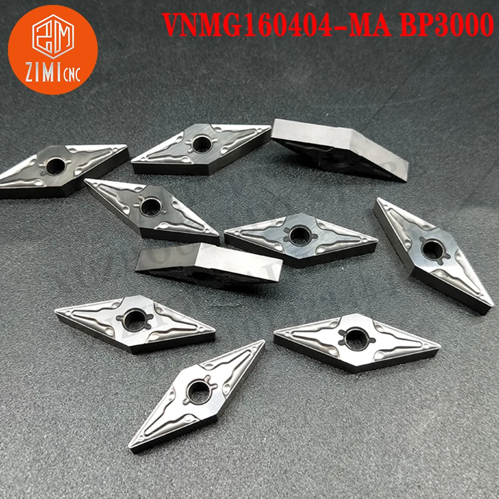 VNMG160404-MA BP3000 Внешние стальные детали Обработка металла Токарные инструменты Лезвие Токарные инструменты с ЧПУ VNMG 160404 Механические вставки