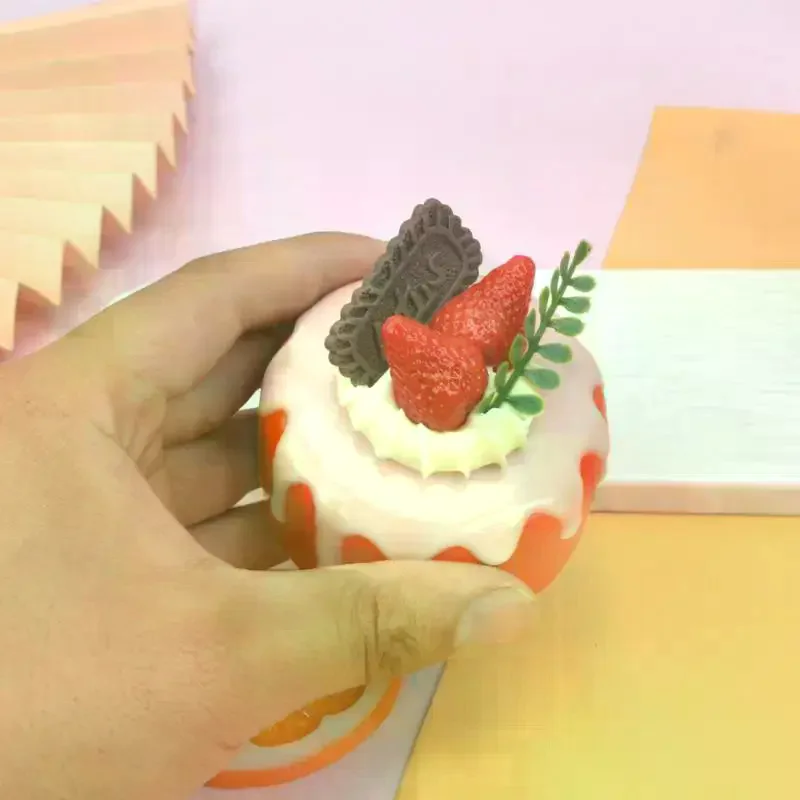 Gâteau Artificiel pour Décoration de Mariage et Fêtes, Modèle de Gâteau de Simulation Alimentaire Professionnel pour la Photographie