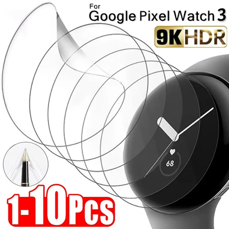 For Google Pixel Watch 3 41MM 45MM TPU Hydrogel Film Anti-Scratch Ultra-Thin Flexible Screen Protective for Google Pixel Watch 3