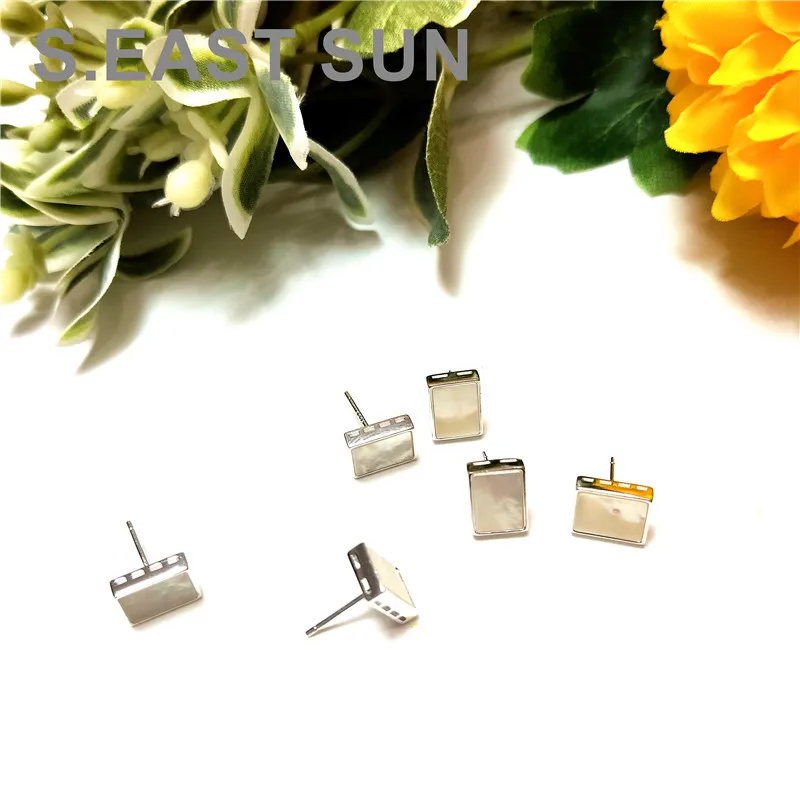 925 pure silver ear nail is suitable for women's fashion and Korean jewelry temperament. Girls wear earrings every day