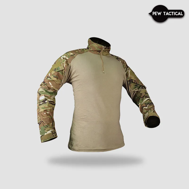 

PEW TACTICAL G3 Combat Shirts Mens Camouflage Tops Tshirts T-shirst Milsim Outdoor Hunting Hiking Sports Training MC CL02