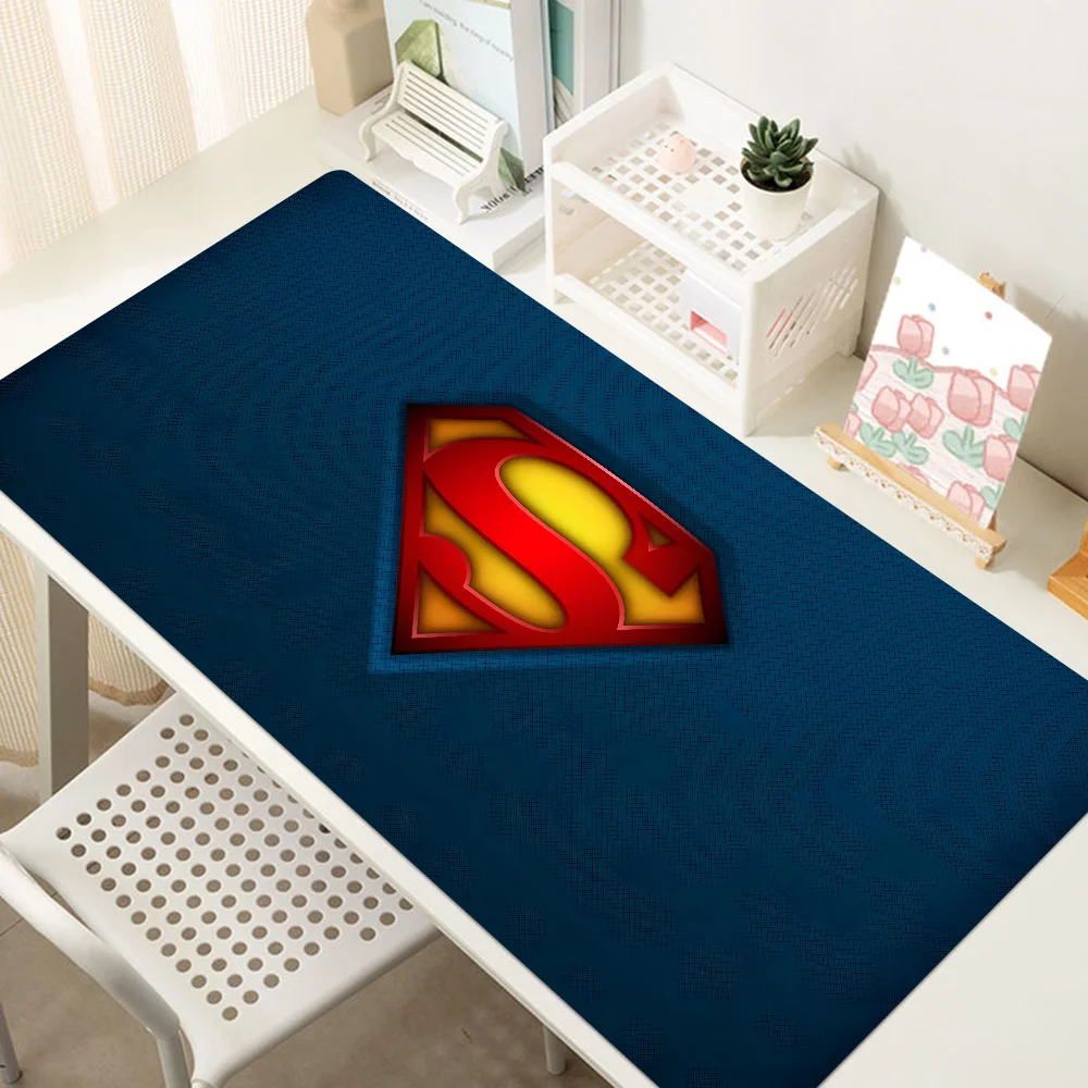 Cool S-Superman Mousepad Mouse Mat Desk Mat With Pad Gaming Accessories Prime Gaming XXL Keyboard Pad Padding Mat