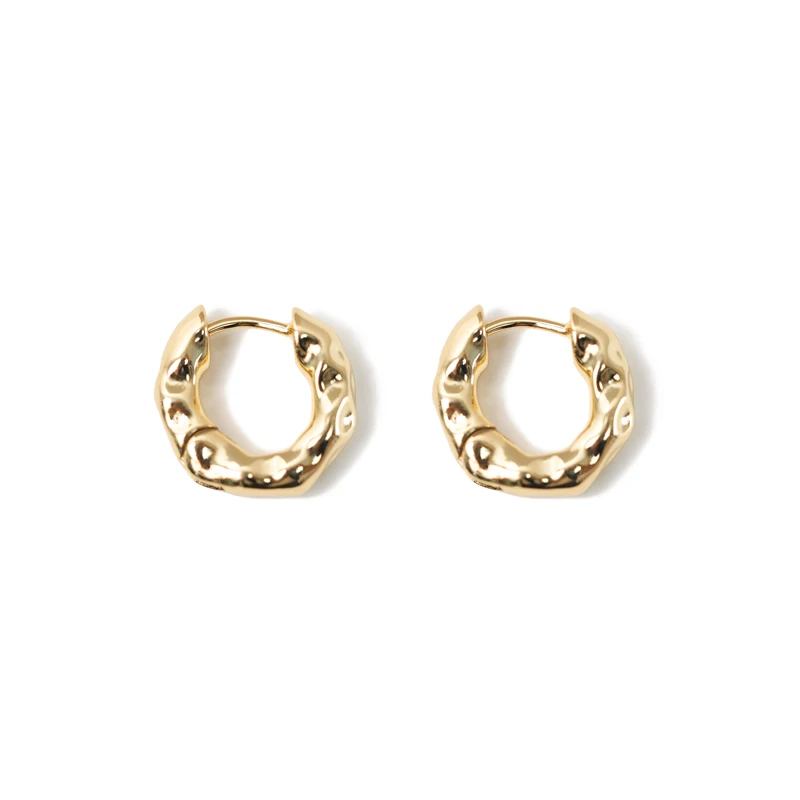

Women's light luxury niche design sense, high-end exquisite temperament, versatile circle hop earrings