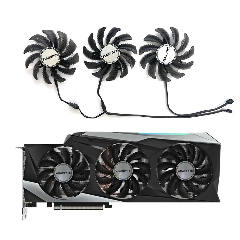 brand new for GIGABYTE GeForce RTX3080 3080TI 3090 GAMING OC graphics card replacement fan PLD08010S12HH