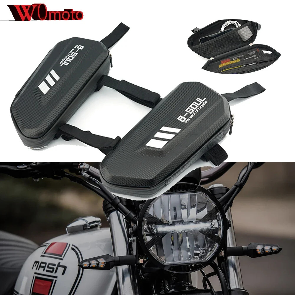 

For MASH Five Hundred Black Seven 125 Dirt Track 650 Seventy 125 Accessories Motorcycle Waterproof Tools Bag Saddle Travel Bags