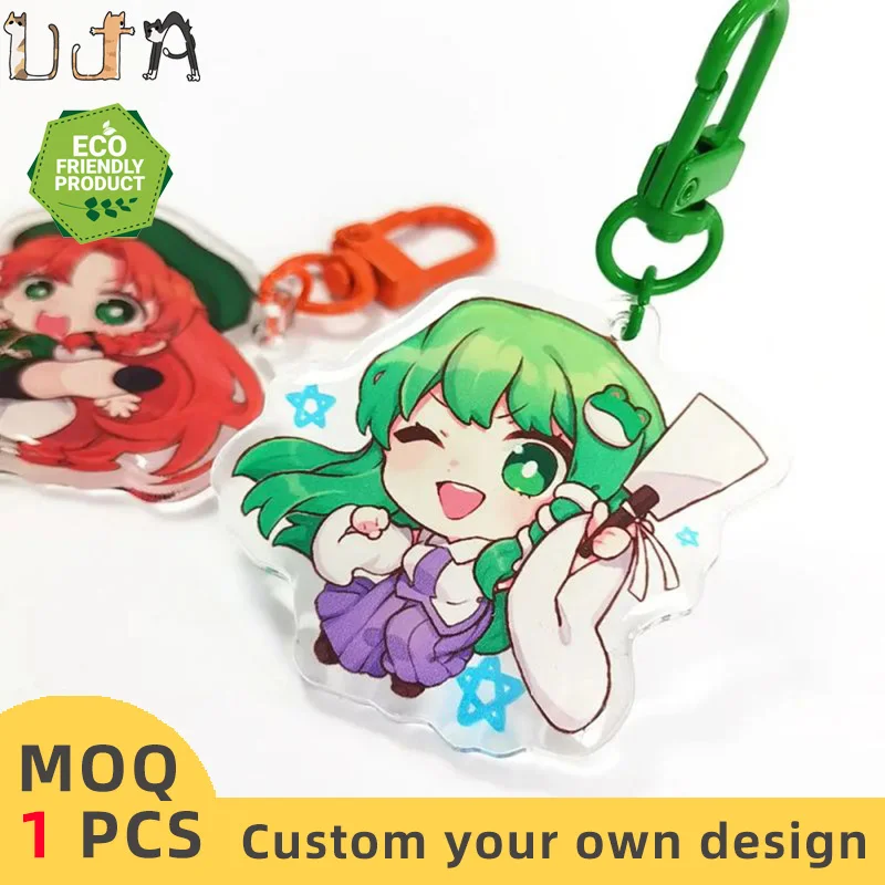 UJA CNC Diamond Cut Airtag Keychain Dog Multitool Acrylic Pencil Mini Power Bank Engrave Keycaps Keychains Bulk Epoxy Charms