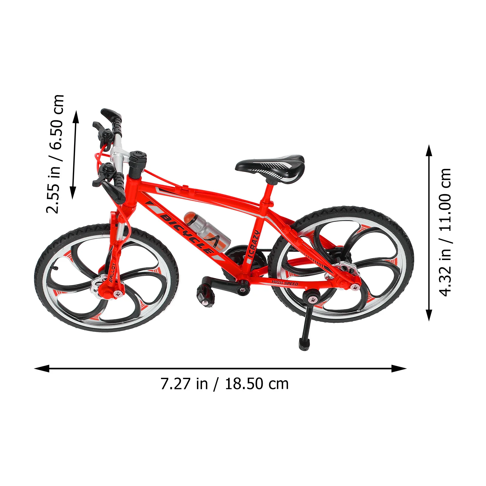 1pc Mini punta delle dita in lega per bici da dito per alleviare lo stress Desktop portatile Sport Prop Regalo di compleanno Decorazione della casa Bambini Adulti