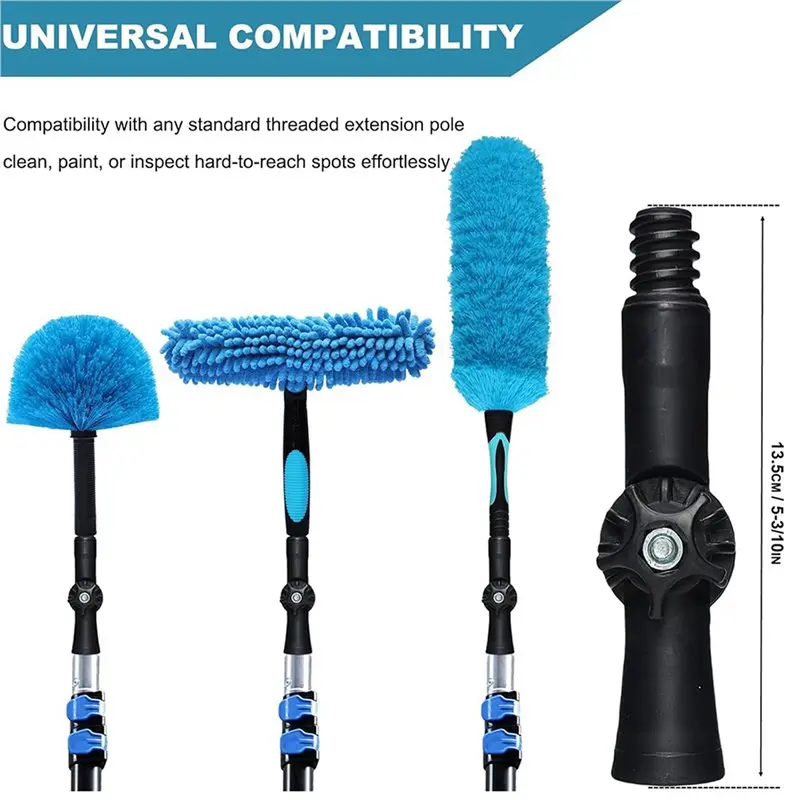 ABGG-2X Rotatable Angle Adaptor For Threaded Extension Pole Attachments For Threaded Extension Pole Adapter