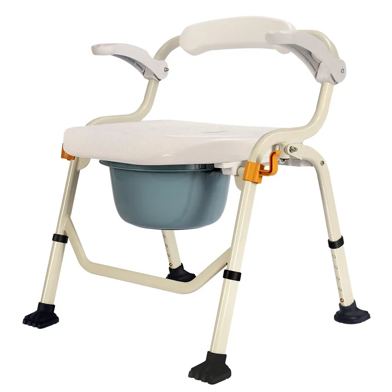 

Comfortable Lightweight Adjustable Elderly Pregnant Women Household Indoor Bedpan Toilet Commode Chair bedside commode chair