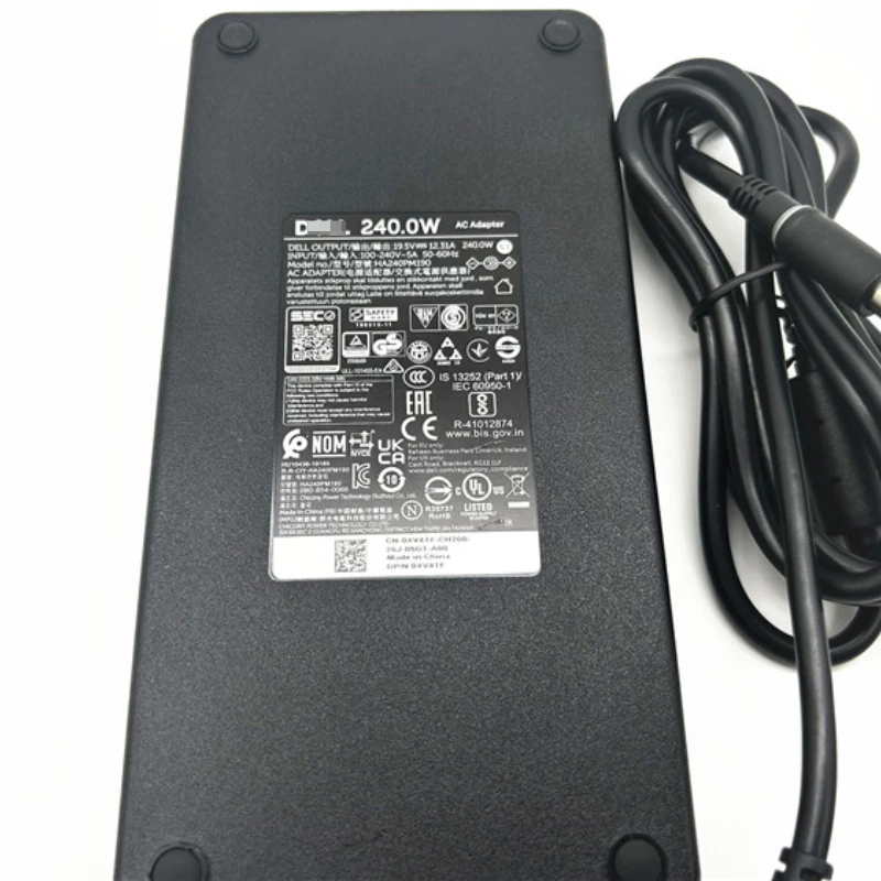 HA240PM190 240W 1.95V12.3A original FOR Alienware M15 M17 R5 R2 R3 R4 M4600 M4800 M4800 power adapter 7.4 * 5.0MM