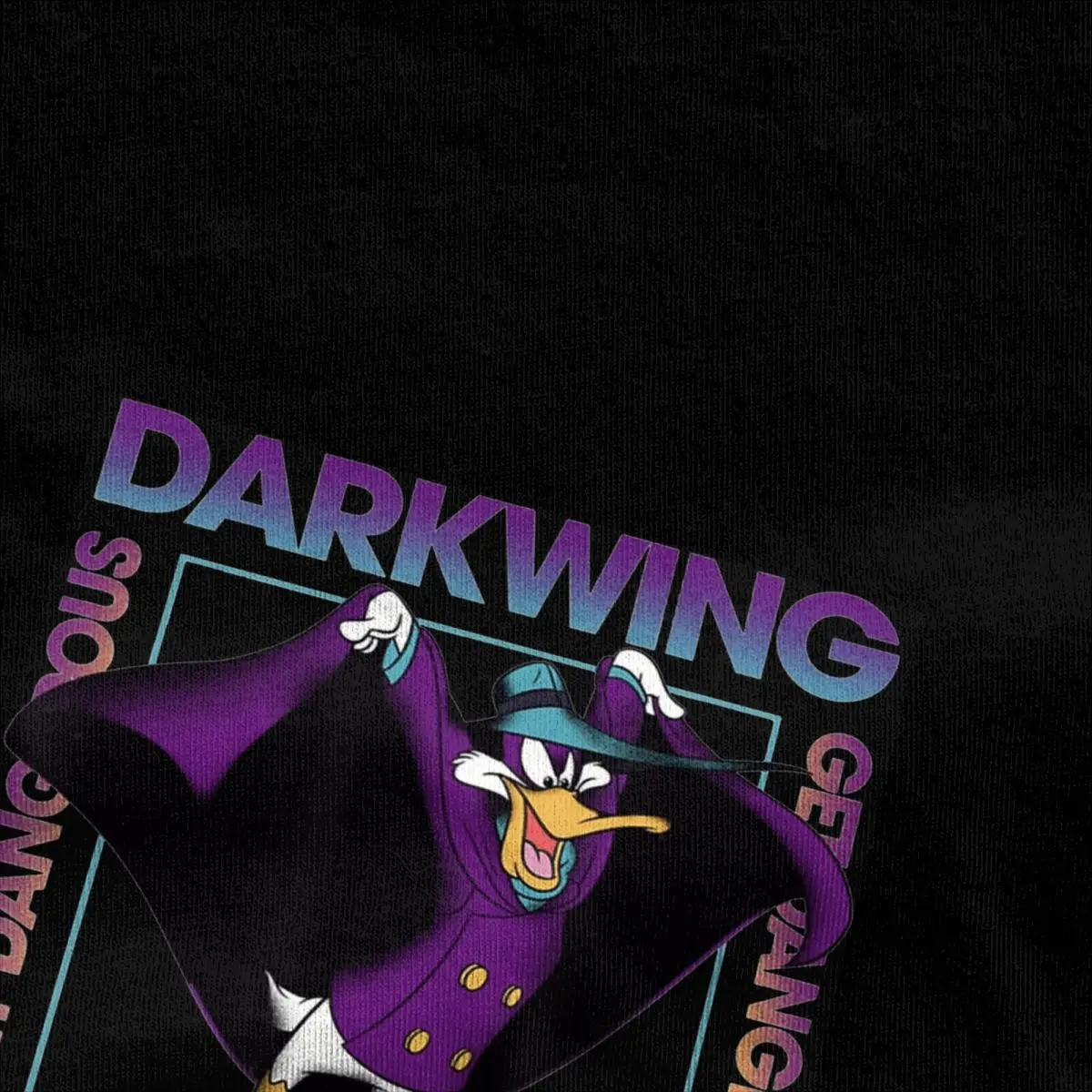 Oversized T-Shirt Darkwing Duck 100 Cotton T Shirts Novelty Tshirt for Mens Summer Y2K Casual Pattern Short Sleeve Tops