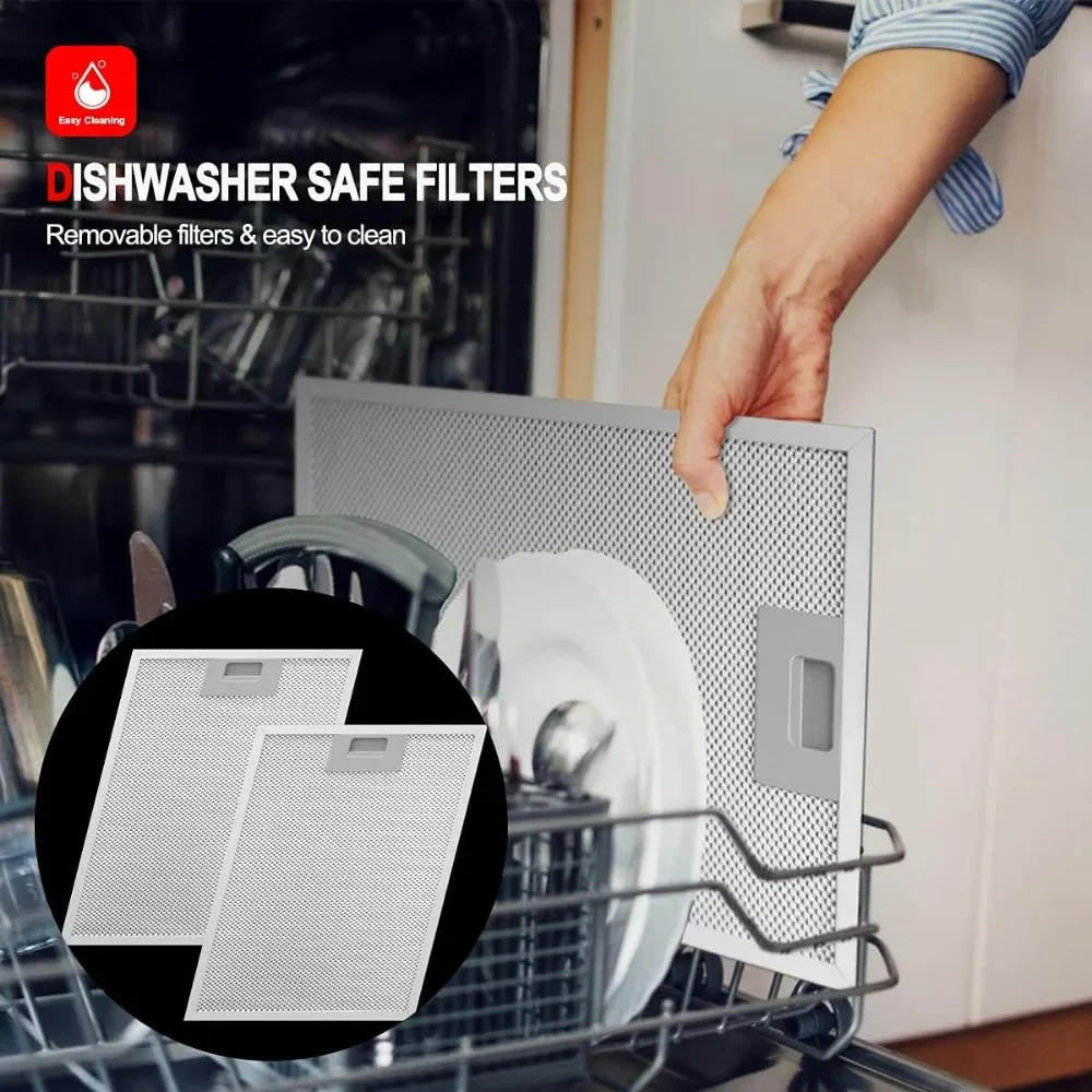 36" Range Hood, GASLAND Chef GR36BS Glass Wall Mount Range Hood Black, 3 Speed 350 CFM Ducted Kitchen Hood