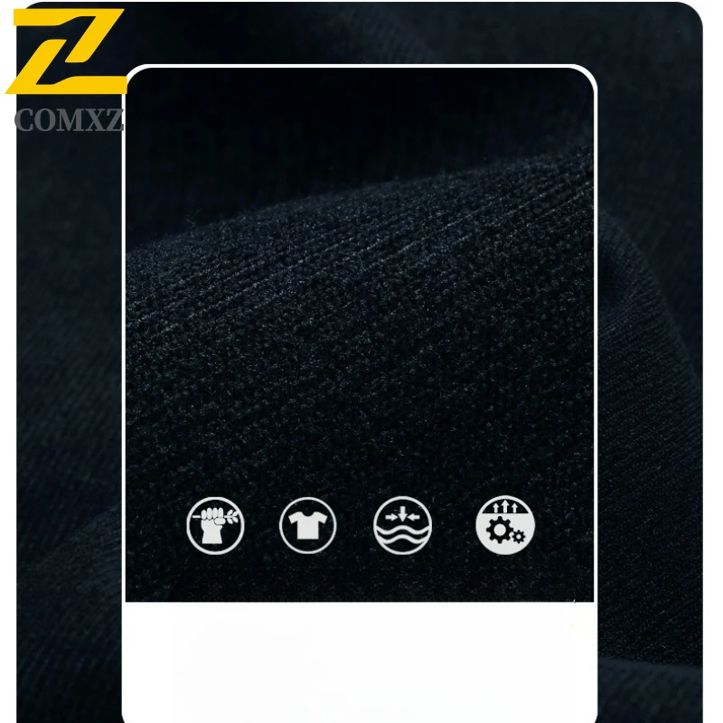 COMXZ Vintage Baseball Jacket Men 2025 Autumn New Casual Cycling Coat Fashion Streetwear Style Slim Fit Premium Outer Garment​