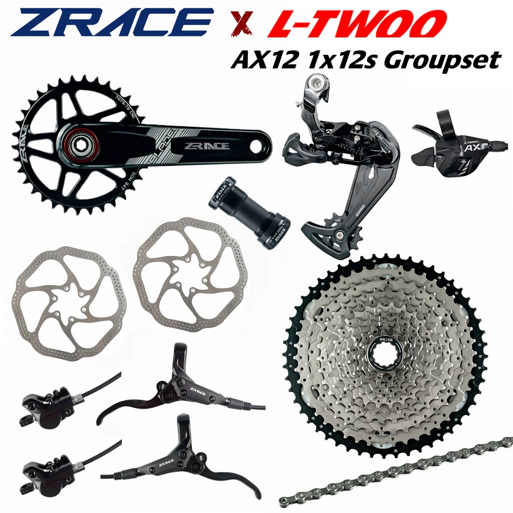 

LTWOO AX12 12 Speed Shifter + Rear Derailleur 12s + ZRACE Cassette / Crankset / Brake / Chain, MTB Groupset, PCR BEYOND M6100