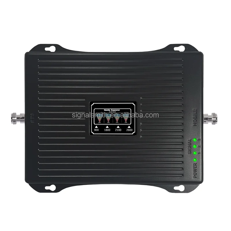 

Матовый черный усилитель сотовой связи B7 2600/900/1800/2100 МГц для усиления сигнала GSM-сети